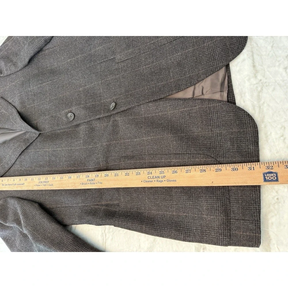 GIANLUCA ISAIA Napoli‎  Multi-color 2 Btn Wool Sport Coat 42 Cashmere Wool